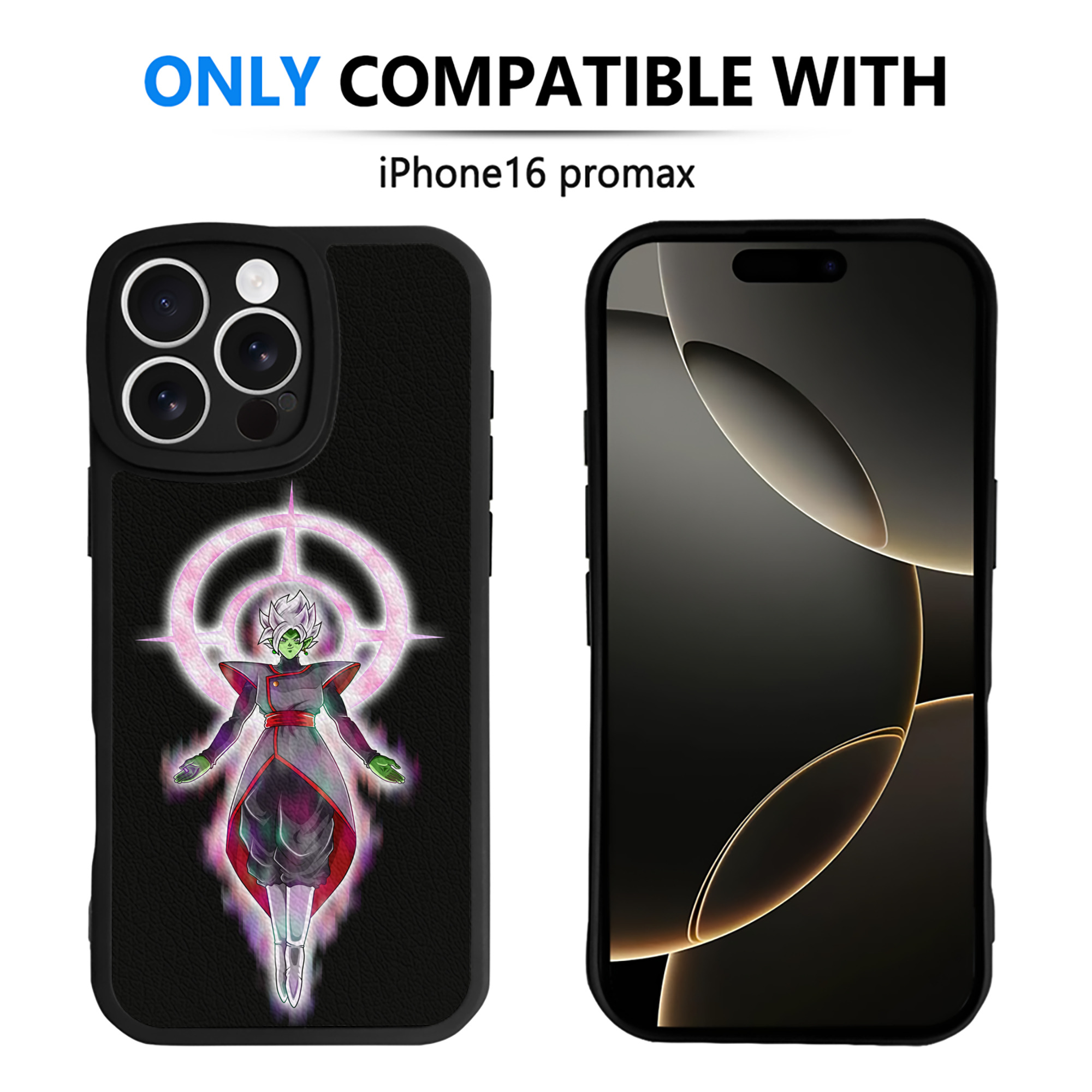 （画像用） ドラゴンボール DRAGON BALL 【iPhone 16シリーズ対応】シリコンスマホケース（レザー調） 材質：シリコン